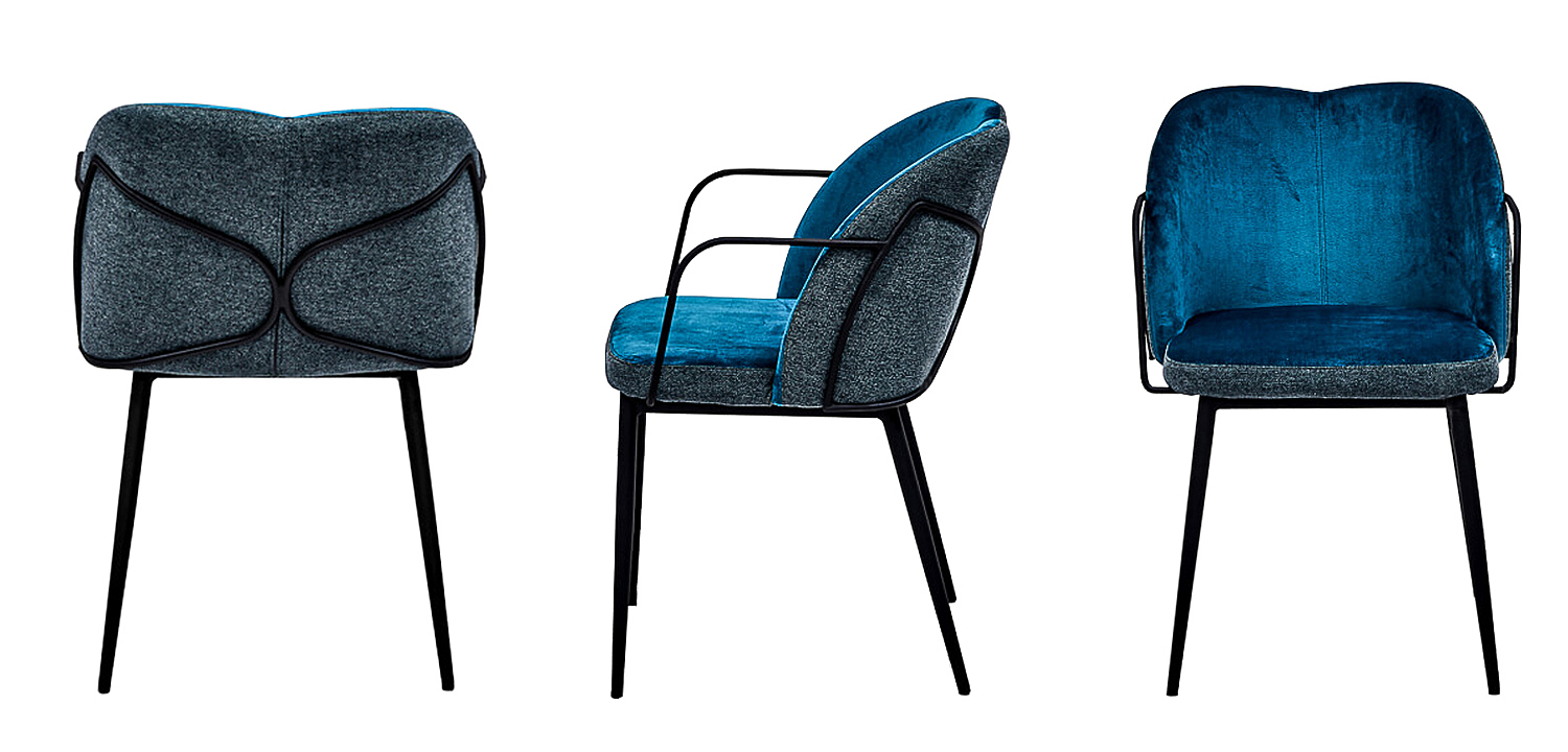 Стул Raymond Stool blue Стул Raymond Stool blue - Loft-Concept в Сочи