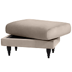 Мягкий пуф на деревянных ножках Garner Pouf варинант исполнения - 4 | Loft Concept в Сочи