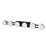 Бра с 6-ю круглыми плафонами на черном основании Maxine Light варинант исполнения - 1 | Loft Concept в Сочи