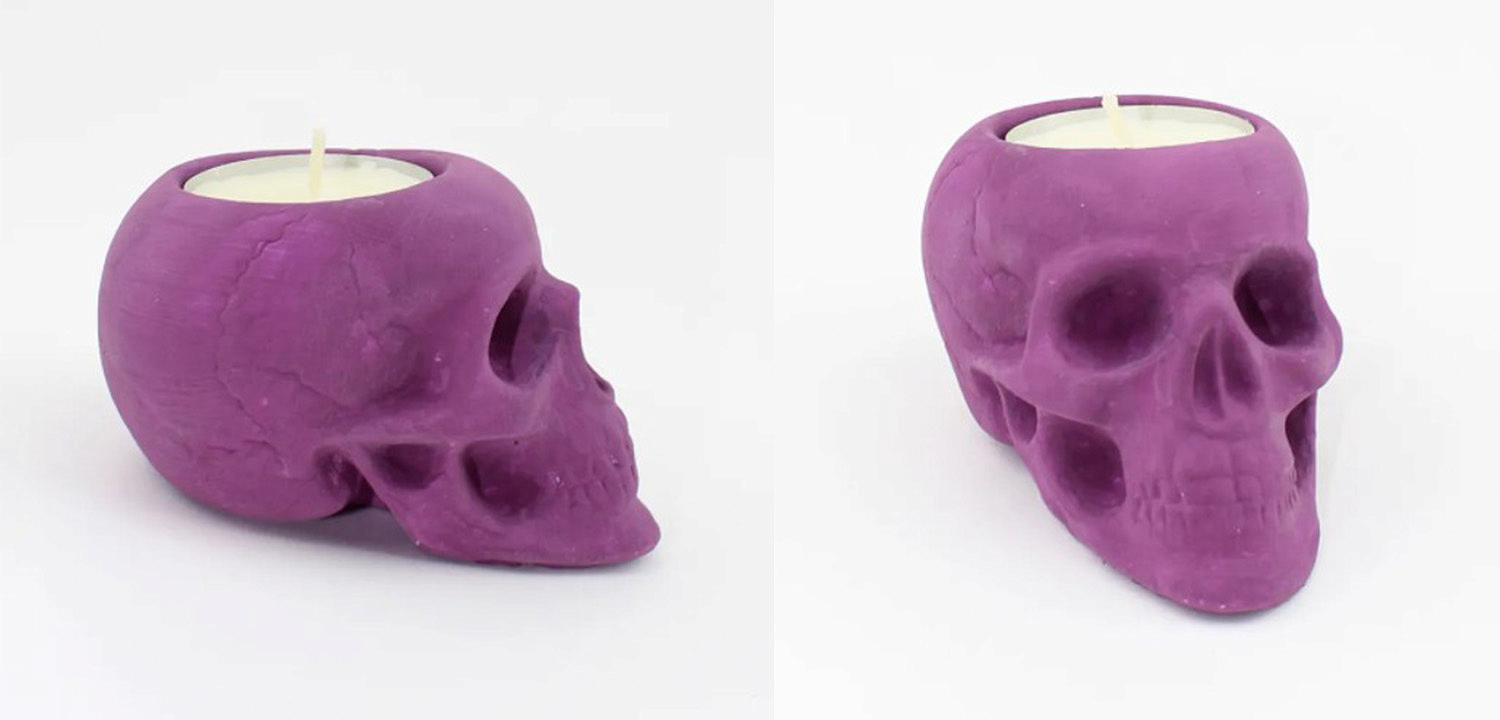 Подсвечник Purple Skull Подсвечник Purple Skull - Loft-Concept в Сочи