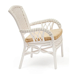 Комплект обеденный из ротанга Eloise white варинант исполнения - 2 | Loft Concept в Сочи