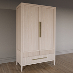 Шкаф платяной Primo с выдвижными ящиками шпон Черный дуб варинант исполнения - 3 | Loft Concept в Сочи