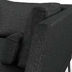 Мебельная ткань Шенилл черный цвет 138 см T4-35 варинант исполнения - 6 | Loft Concept в Сочи