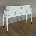 Премиальная Консоль с тремя ящиками Elsa Dreams White варинант исполнения - 1 | Loft Concept в Сочи