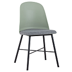 Стул из прочного пластика на металлическом основании Anora Green  варинант исполнения - 1 | Loft Concept в Сочи