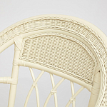 Комплект уличной мебели из ротанга Clara белый варинант исполнения - 4 | Loft Concept в Сочи