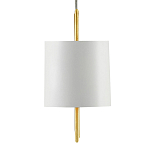 Люстра прямоугольная с белыми цилиндрическими абажурами White Ribbon варинант исполнения - 2 | Loft Concept в Сочи