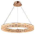 Люстра кольцевая с текстурной огранкой Reflection of Reality варинант исполнения - 1 | Loft Concept в Сочи