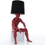 Лампа MALE MANNEQUIN LAMP с абажуром варинант исполнения - 1 | Loft Concept в Сочи