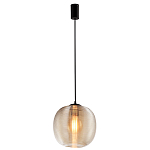 Подвесной светильник со стеклянным рельефным плафоном хром Perforated Glass 25 варинант исполнения - 2 | Loft Concept в Сочи