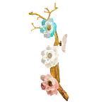 Бра с цветочным декором Miscellaneous herbs варинант исполнения - 2 | Loft Concept в Сочи