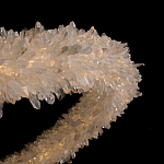 Люстра круглая с натуральным горным хрусталем Crystal Shimmer варинант исполнения - 4 | Loft Concept в Сочи