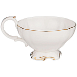 Чайный набор  белого цвета из фарфора на 6 персон 12 предметов Shine Porcelain варинант исполнения - 2 | Loft Concept в Сочи