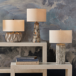 Настольная лампа с каркасом с состаренным эффектом Ancient Column варинант исполнения - 4 | Loft Concept в Сочи