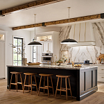 Подвесной светильник с широким куполообразным плафоном Kichler варинант исполнения - 7 | Loft Concept в Сочи