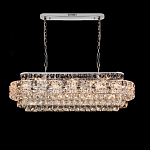 Люстра овальной формы хрустальная в неоклассическом стиле Majesty варинант исполнения - 4 | Loft Concept в Сочи