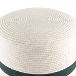 Пуф с плетеной светло-бежевой обивкой Serene Holidays варинант исполнения - 2 | Loft Concept в Сочи