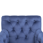 Кресло Addison Chic Armchair deep blue velour варинант исполнения - 4 | Loft Concept в Сочи