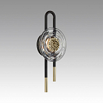 Бра с черным основанием и золотистым декором Bruno варинант исполнения - 3 | Loft Concept в Сочи