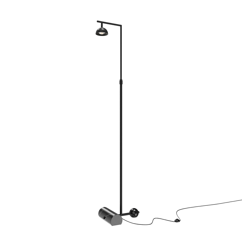 Напольный светильник Pikant 3000К 13Вт Черный Латунь в Сочи | Loft Concept 