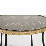 Барный столик с круглой плетеной столешницей Wicker Table Top варинант исполнения - 5 | Loft Concept в Сочи
