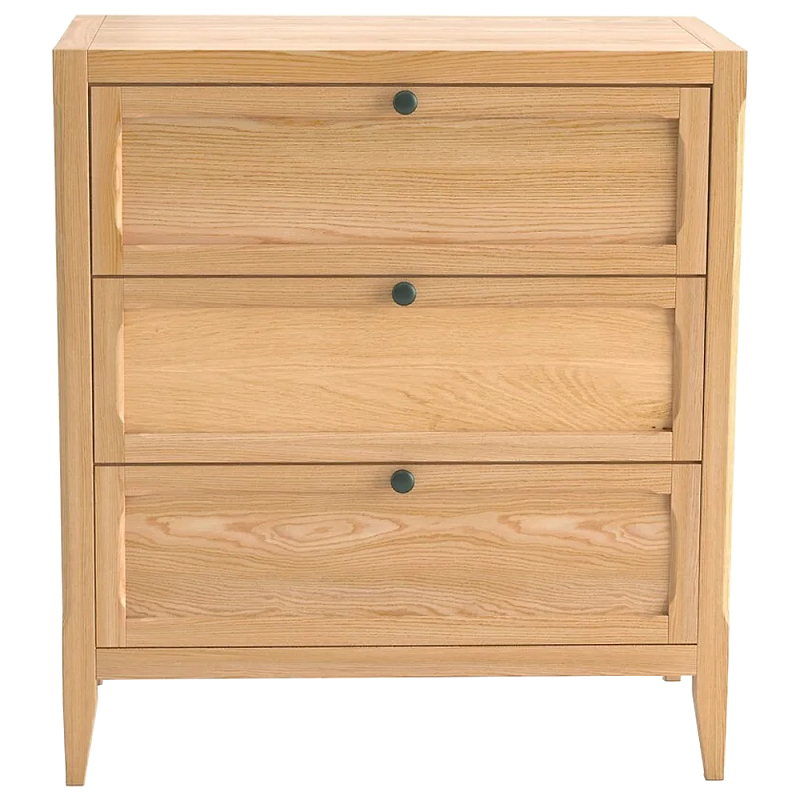 Комод с 3-мя ящиками светлый дуб Silva Oak Chest of Drawers Древесина Комод с 3-мя ящиками светлый дуб Silva Oak Chest of Drawers Древесина в Сочи | Loft Concept