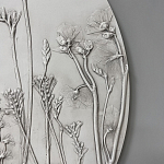 Панно Серые цветы варинант исполнения - 2 | Loft Concept в Сочи