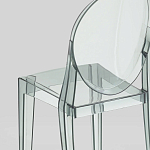 Прозрачный стул с серым оттенком LOUIS GHOST CHAIR варинант исполнения - 6 | Loft Concept в Сочи