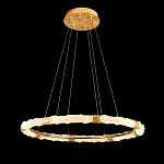 Люстра в форме кольца с золотым декором Warm Heavenly Light варинант исполнения - 9 | Loft Concept в Сочи