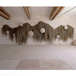 Большая дизайнерская Инсталляция из соломы RAFFIA Installation  варинант исполнения - 7 | Loft Concept в Сочи