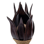 Настольная лампа черная INDONESIAN LAMPS 1 варинант исполнения - 2 | Loft Concept в Сочи