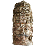 Арт-объект на стену Маска из массива акации Acacia Mask варинант исполнения - 3 | Loft Concept в Сочи