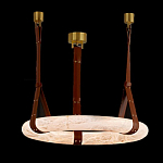 Люстра в форме обруча из натурального камня Minerals of Light варинант исполнения - 4 | Loft Concept в Сочи