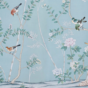 Обои ручная роспись Portobello Duck Egg