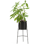 Кашпо из металла Elevated Planters черное варинант исполнения - 2 | Loft Concept в Сочи