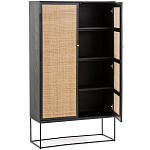 Шкаф с 2-мя дверцами из ротанга ручной работы Fuse Wicker Furniture варинант исполнения - 3 | Loft Concept в Сочи