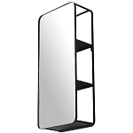 Прямоугольное настенное зеркало с полками Malcolm Industrial Mood Mirror варинант исполнения - 1 | Loft Concept в Сочи