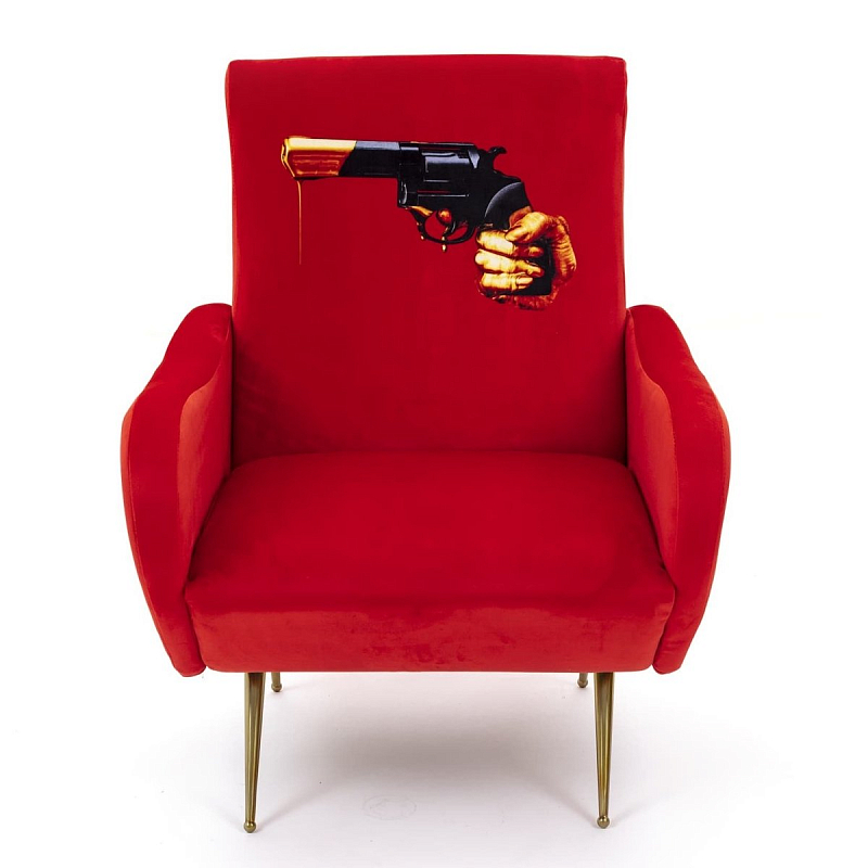 Кресло Seletti Armchair Revolver Красный в Сочи | Loft Concept 