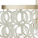 Потолочный светильник с каскадом из круглых декоративных колец Waterfall from the Rings варинант исполнения - 1 | Loft Concept в Сочи