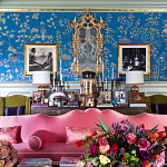 Обои ручная роспись Houghton Canton Blue варинант исполнения - 5 | Loft Concept в Сочи