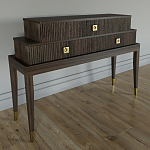 Премиальная Консоль с тремя ящиками Elsa Dreams Walnut варинант исполнения - 1 | Loft Concept в Сочи