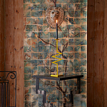 Обои ручная роспись Braganza Standard colourway on dyed paper варинант исполнения - 3 | Loft Concept в Сочи