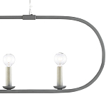 Люстра линейная в овальной раме Traditional Clean Lines варинант исполнения - 1 | Loft Concept в Сочи