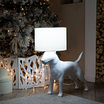 Лампа COLLECTION OF DOGS с абажуром Бультерьер варинант исполнения - 10 | Loft Concept в Сочи