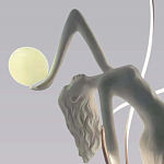 Торшер белая статуэтка Девушка Girl Carries Light Balls варинант исполнения - 1 | Loft Concept в Сочи