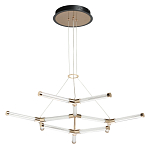 Люстра с геометрической конструкцией из вытянутых цилиндрических плафонов Hex Scaffold  варинант исполнения - 2 | Loft Concept в Сочи