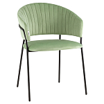 Стул в велюре фисташкового цвета Horizon варинант исполнения - 1 | Loft Concept в Сочи