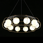 Люстра подвесная круглая с белыми плафонами Martin варинант исполнения - 1 | Loft Concept в Сочи