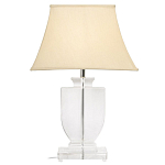 Настольная лампа хрустальная с бежевым абажуром Perfect варинант исполнения - 1 | Loft Concept в Сочи