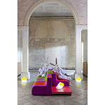 Дизайнерское кресло зеленое Poltronova Sofo Verosa Green Pink Armchair варинант исполнения - 8 | Loft Concept в Сочи